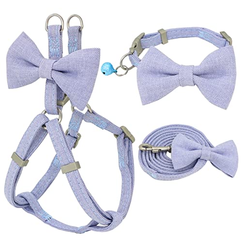Hundegeschirr Hundegeschirr-Leine-Halsband-Set, verstellbar, weich, niedlich, Schleife, doppellagig, Hundegeschirr for kleine, mittelgroße Hundehalsbänder, Leine im Freien (Color : Pink, Size : M-1. Hundegeschirr Hundegeschirr-Leine-Halsband-Set, verstellbar, weich, niedlich, Schleife, doppellagig, Hundegeschirr for kleine, mittelgroße Hundehalsbänder, Leine im Freien (Color : Pink, Size : M-1. von DUNSBY