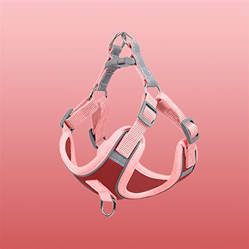Hundegeschirr Hundegeschirr for kleine Hunde und Katzen, reflektierende Haustier-Brustweste, Leine, verstellbar, atmungsaktiv, Haustiergeschirr und Leine, Hundezubehör (Color : Red, Size : M(for4.5- Hundegeschirr Hundegeschirr for kleine Hunde und Katzen, reflektierende Haustier-Brustweste, Leine, verstellbar, atmungsaktiv, Haustiergeschirr und Leine, Hundezubehör (Color : Red, Size : M(for4.5- von DUNSBY