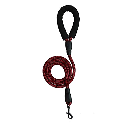 Hundegeschirr Verstellbares Geschirr for Hunde und Katzen mit Leine, reflektierend und atmungsaktiv, for kleine und große Hundegeschirre, Weste, Heimtierbedarf (Color : Red Rope, Size : S) von DUNSBY