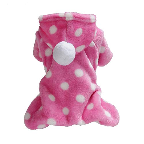 Hundekleidung Haustierkleidung Hundekostüm Hund Kaltwettermäntel Katzenbekleidung Weicher Hündchenoverall Kleidung Vierbeiniger Pyjama for Haustiere (Color : 04, Size : L) von DUNSBY