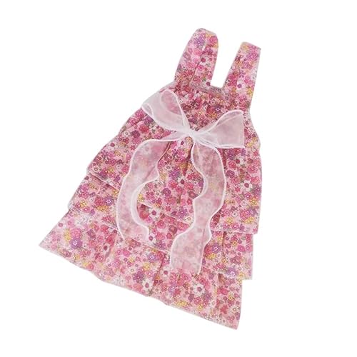 Hundekleidung Hundekleider im Prinzessin-Stil for Haustiere, Blumenrock, Baumwoll-Hosenträger, Haustierkleidung, Mesh-Rock, süße Hundekleidung for kleine Hunde, Haustierartikel (Color : Pink, Size : Hundekleidung Hundekleider im Prinzessin-Stil for Haustiere, Blumenrock, Baumwoll-Hosenträger, Haustierkleidung, Mesh-Rock, süße Hundekleidung for kleine Hunde, Haustierartikel (Color : Pink, Size : von DUNSBY