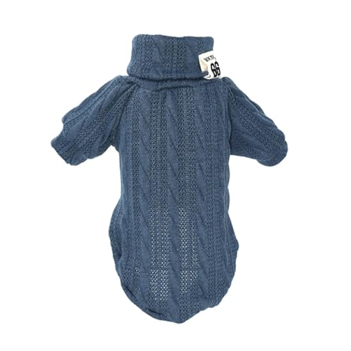 DUOCARA Hundepullover mit Kapuze und Rollkragen, Hunde-Zopfstrickpullover, Haustierpullover für kaltes Wetter, bequeme Winter-Katzenbekleidung DUOCARA Hundepullover mit Kapuze und Rollkragen, Hunde-Zopfstrickpullover, Haustierpullover für kaltes Wetter, bequeme Winter-Katzenbekleidung von DUOCARA