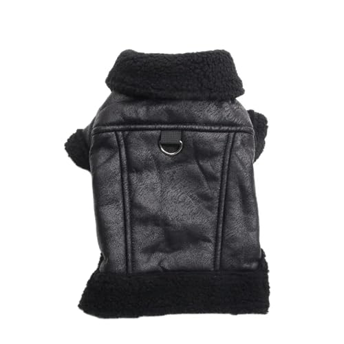 DUOCARA Wintermantel für Hunde, Kunstleder, Fleece, warm, für Welpen, warme Kleidung DUOCARA Wintermantel für Hunde, Kunstleder, Fleece, warm, für Welpen, warme Kleidung von DUOCARA
