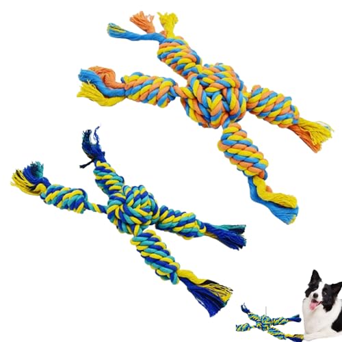 DUOHERESHUI Hundespielzeug, 2 Stück Kauspielzeug Hund Seil, Hundespielzeug Seil Knoten, Zerrspielzeug Hundespielzeug Seil, Hunde Kauspielzeug, 30 cm, Für Große Mittelgroße Hunde Und Welpen DUOHERESHUI Hundespielzeug, 2 Stück Kauspielzeug Hund Seil, Hundespielzeug Seil Knoten, Zerrspielzeug Hundespielzeug Seil, Hunde Kauspielzeug, 30 cm, Für Große Mittelgroße Hunde Und Welpen von DUOHERESHUI