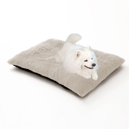 Großes Hundebett mit Reißverschluss, waschbare Hundebox-Matte, rutschfeste rechteckige Haustiermatratze, Welpenbettkissen, wärmende Haustiermatte für Border Collie/Golden Retriever (100 x 70 x 10 cm Großes Hundebett mit Reißverschluss, waschbare Hundebox-Matte, rutschfeste rechteckige Haustiermatratze, Welpenbettkissen, wärmende Haustiermatte für Border Collie/Golden Retriever (100 x 70 x 10 cm von DUOLEH
