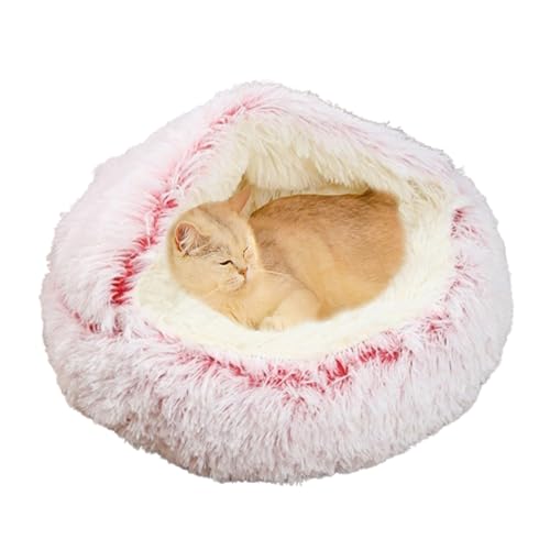 Katzenzelt, Bett, Häuser, wärmendes Haustierhöhlenbett, rutschfestes Katzenhaus für Haustiere, waschbar, tragbar, Kätzchen-Höhlen, Iglu für Haustiere, Welpen, Kätzchen, Kaninchen (60 x 60 x 20 cm Katzenzelt, Bett, Häuser, wärmendes Haustierhöhlenbett, rutschfestes Katzenhaus für Haustiere, waschbar, tragbar, Kätzchen-Höhlen, Iglu für Haustiere, Welpen, Kätzchen, Kaninchen (60 x 60 x 20 cm von DUOLEH