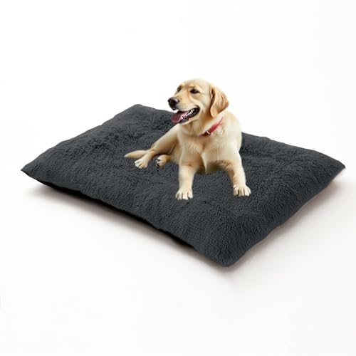 Orthopädische Hundebetten, große Matratze, flauschig, beruhigendes Hundebett, Anti-Angst, waschbares Haustierkissen für Kiste, kleine Medien, große Größe, rutschfeste Haustier-Sofa-Matte (65 x 48 x 8 Orthopädische Hundebetten, große Matratze, flauschig, beruhigendes Hundebett, Anti-Angst, waschbares Haustierkissen für Kiste, kleine Medien, große Größe, rutschfeste Haustier-Sofa-Matte (65 x 48 x 8 von DUOLEH