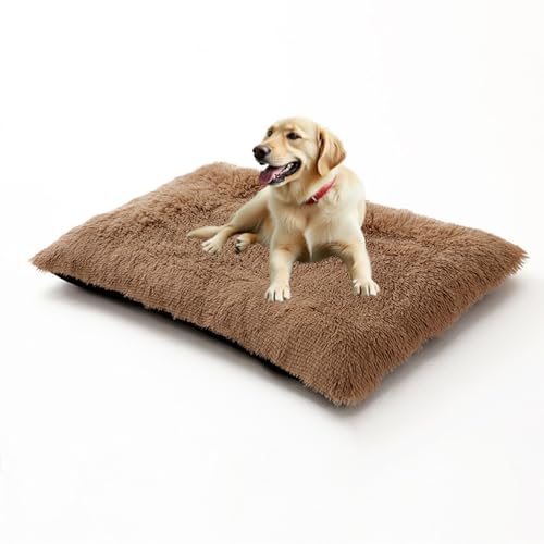 Orthopädische Hundebetten, große Matratze, flauschig, beruhigendes Hundebett, Anti-Angst, waschbares Haustierkissen für Kiste, kleine Medien, große Größe, rutschfeste Haustier-Sofa-Matte (78 x 55 x 10 Orthopädische Hundebetten, große Matratze, flauschig, beruhigendes Hundebett, Anti-Angst, waschbares Haustierkissen für Kiste, kleine Medien, große Größe, rutschfeste Haustier-Sofa-Matte (78 x 55 x 10 von DUOLEH
