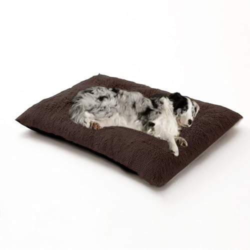 Verdickte, orthopädische Hundebetten, waschbare Hundematratze mit abnehmbarem Bezug, flauschiges Anti-Angst-beruhigendes Haustierkissen, rutschfest, wärmend, Haustier-Sofa-Matte (70 x 50 x 8 cm, Braun Verdickte, orthopädische Hundebetten, waschbare Hundematratze mit abnehmbarem Bezug, flauschiges Anti-Angst-beruhigendes Haustierkissen, rutschfest, wärmend, Haustier-Sofa-Matte (70 x 50 x 8 cm, Braun von DUOLEH
