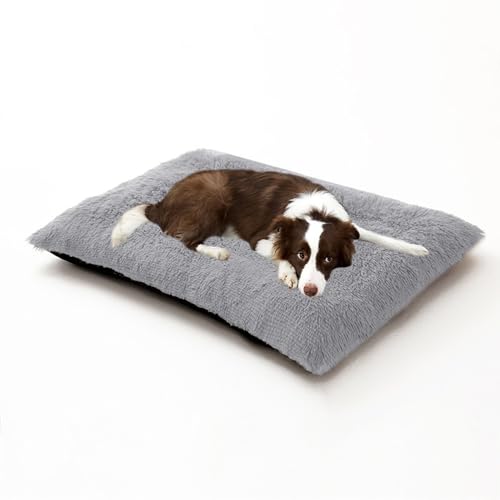 Waschbare, rechteckige Hundebetten, beruhigende, flauschige Haustiermatratze, Anti-Angst-Hundematratze, orthopädische Haustier-Sofabetten, Welpen-Kissen mit rutschfester Unterseite (93 x 65 x 10 cm Waschbare, rechteckige Hundebetten, beruhigende, flauschige Haustiermatratze, Anti-Angst-Hundematratze, orthopädische Haustier-Sofabetten, Welpen-Kissen mit rutschfester Unterseite (93 x 65 x 10 cm von DUOLEH