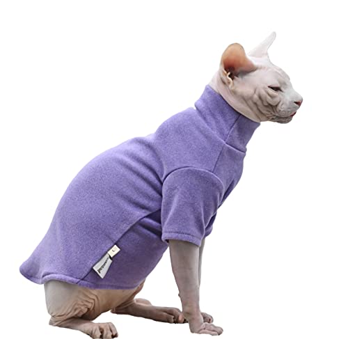 Haarlose Katzenkleidung, bequem, elastisch, weich, für kleine Katzen und Hunde (Größe XL) von DUOMASUMI