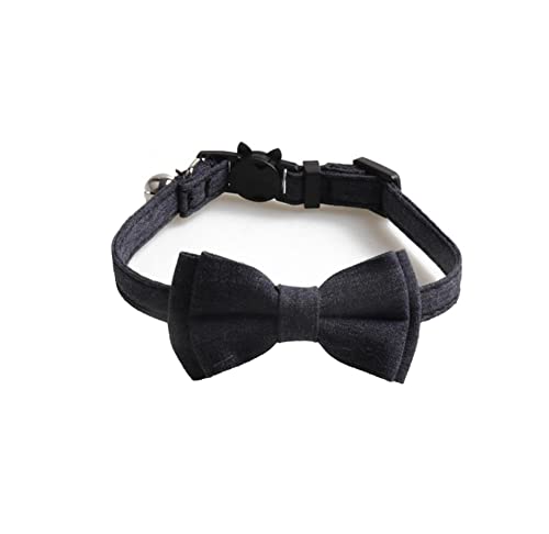 DUORUIMI Katzenhalsband mit Glöckchen-Fliege, Sicherheits-Schnellverschluss, verstellbar, für Haustiere und Kätzchen DUORUIMI Katzenhalsband mit Glöckchen-Fliege, Sicherheits-Schnellverschluss, verstellbar, für Haustiere und Kätzchen von DUORUIMI