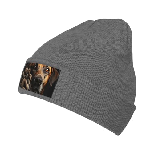 Unisex modische Strickmütze aus Wolle, für Erwachsene, für Sport und Outdoor, Hundepfoten1, Einheitsgröße Unisex modische Strickmütze aus Wolle, für Erwachsene, für Sport und Outdoor, Hundepfoten1, Einheitsgröße von DURAGS