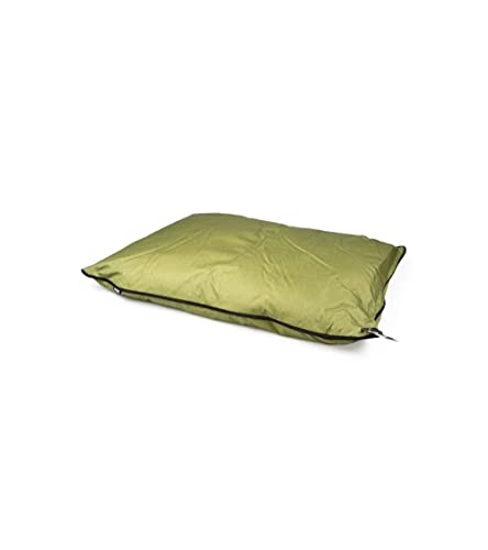 DUVO + Kissen aus Poly, rechteckig, Siesta, Olive, Grün – 120 x 80 x 10 cm – 2,223 kg – für Hunde von DUVO