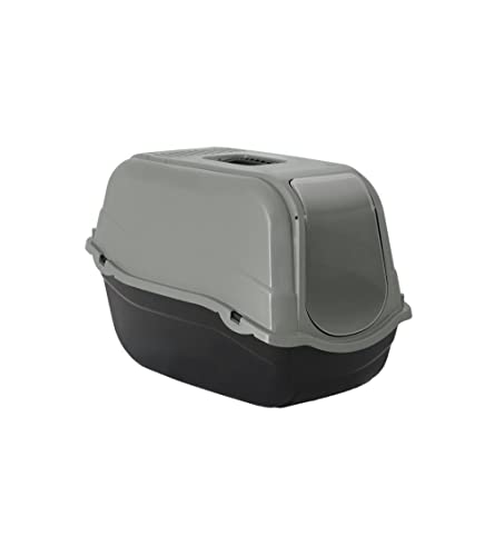 duvoplus, Katzentoilette Roméo, 57 x 39 x 41 cm, grün, EIN Aktivkohlefilter verhindert die Verbreitung von schlechten Gerüchen, mit transparenter und selbsttätigender Klappe, hygienisch – waschbar duvoplus, Katzentoilette Roméo, 57 x 39 x 41 cm, grün, EIN Aktivkohlefilter verhindert die Verbreitung von schlechten Gerüchen, mit transparenter und selbsttätigender Klappe, hygienisch – waschbar von Duvoplus
