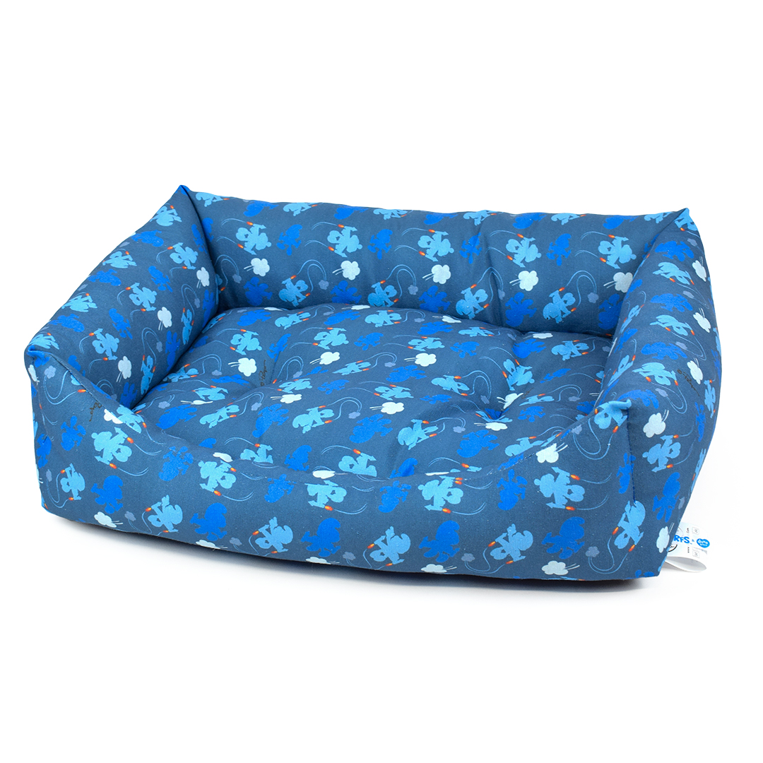 Duvoplus Bett Schlümpfe - eckig - 70x60x18cm Duvoplus Bett Schlümpfe - eckig - 70x60x18cm von DUVO