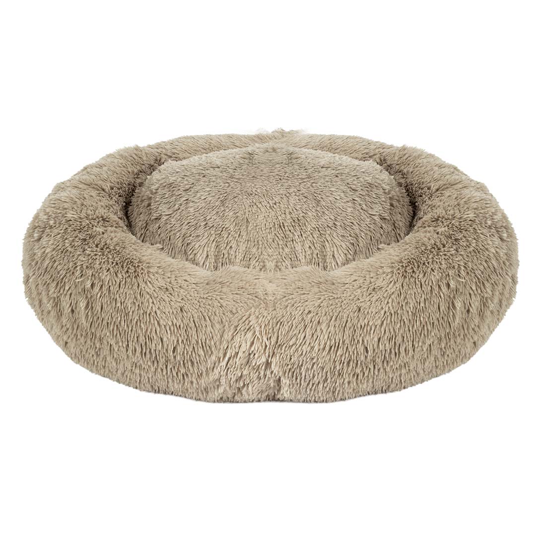 Duvoplus Donutbett Snug - beige - L - 80x80x17cm Duvoplus Donutbett Snug - beige - L - 80x80x17cm von DUVO