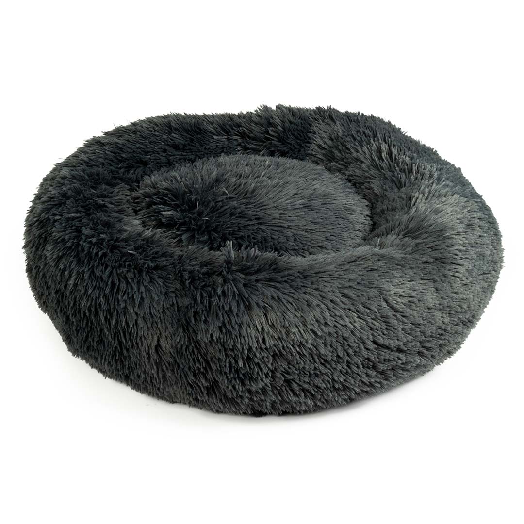 Duvoplus Donutbett Snug - dunkelgrau - XL - 100x100x18cm Duvoplus Donutbett Snug - dunkelgrau - XL - 100x100x18cm von DUVO