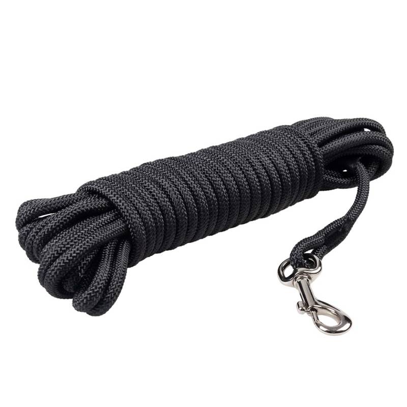 Duvoplus EXPLOR Trackingleine Classic rund - schwarz - 15m/8mm von DUVO