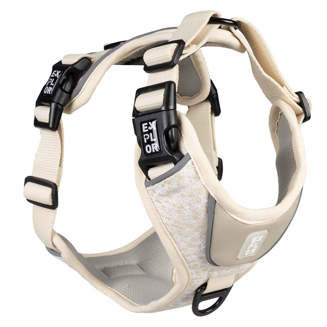 Duvoplus EXPLOR Ultimate Fit No-Pull-Geschirr - antique white - M - 40-49cm - 49-65cm von DUVO