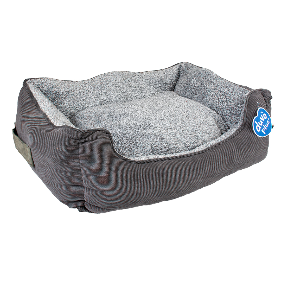 Duvoplus Hundebett Corduroy Ash - 80 x 60cm Duvoplus Hundebett Corduroy Ash - 80 x 60cm von DUVO