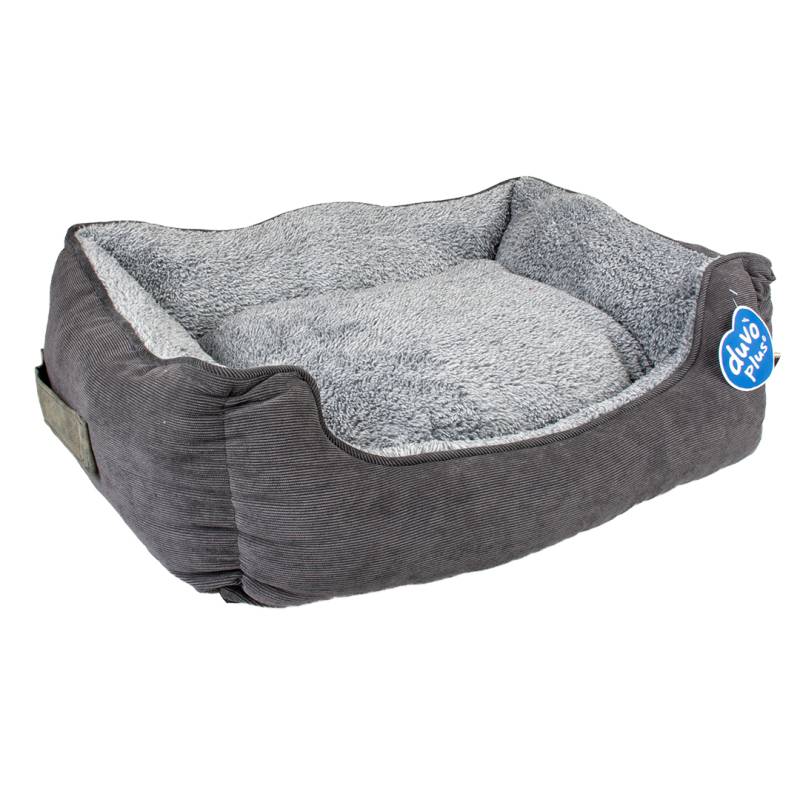 Duvoplus Hundebett Corduroy Ash - 80 x 60cm Duvoplus Hundebett Corduroy Ash - 80 x 60cm von DUVO