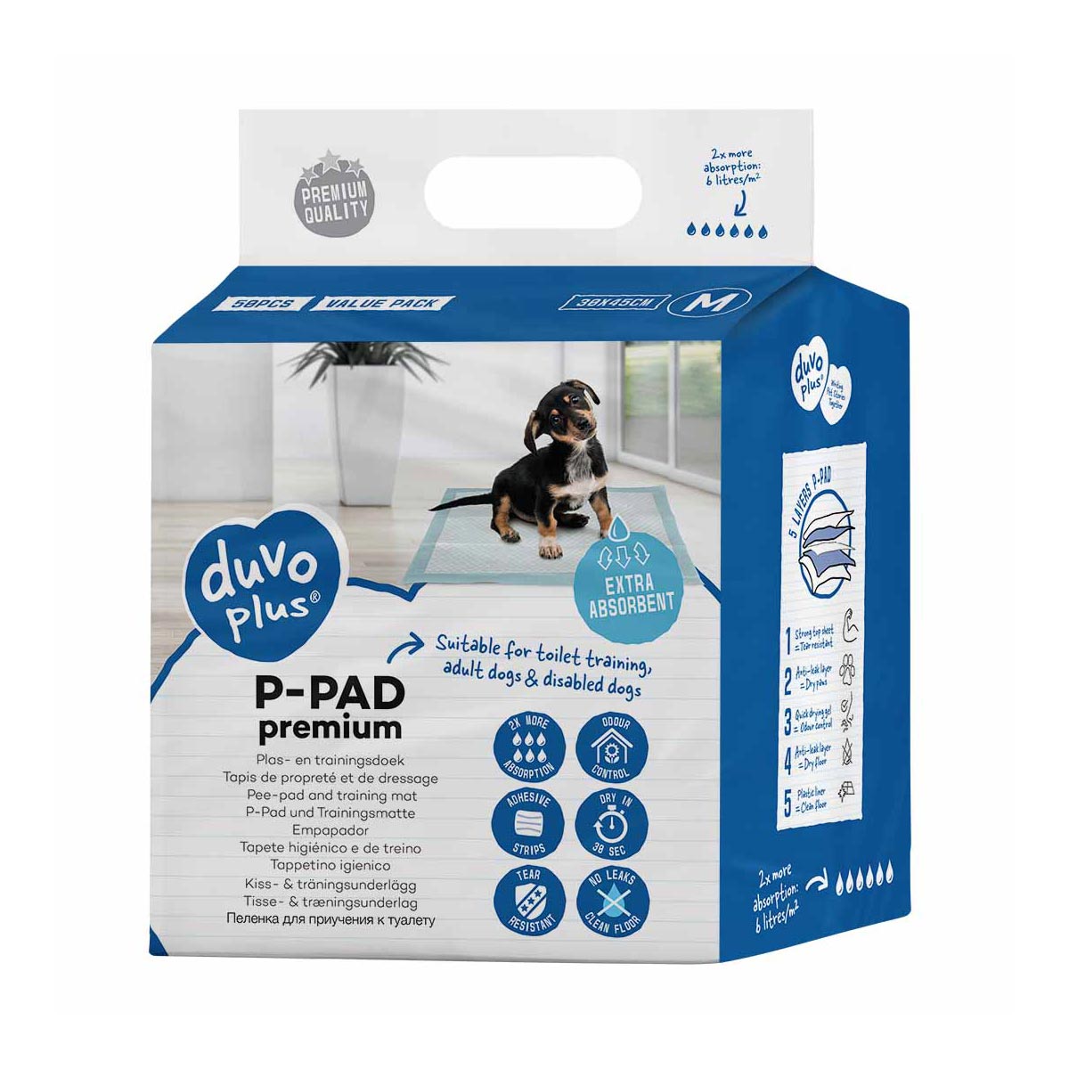 Duvoplus P-Pad Premium 50st 30 x 45 cm Duvoplus P-Pad Premium 50st 30 x 45 cm von DUVO+