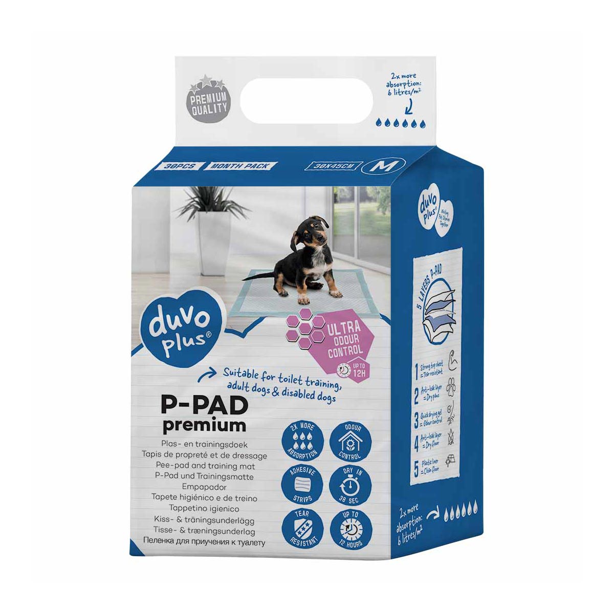 Duvoplus P-Pad Premium Geruchskontrolle 30st 30 x 45 cm Duvoplus P-Pad Premium Geruchskontrolle 30st 30 x 45 cm von DUVO+