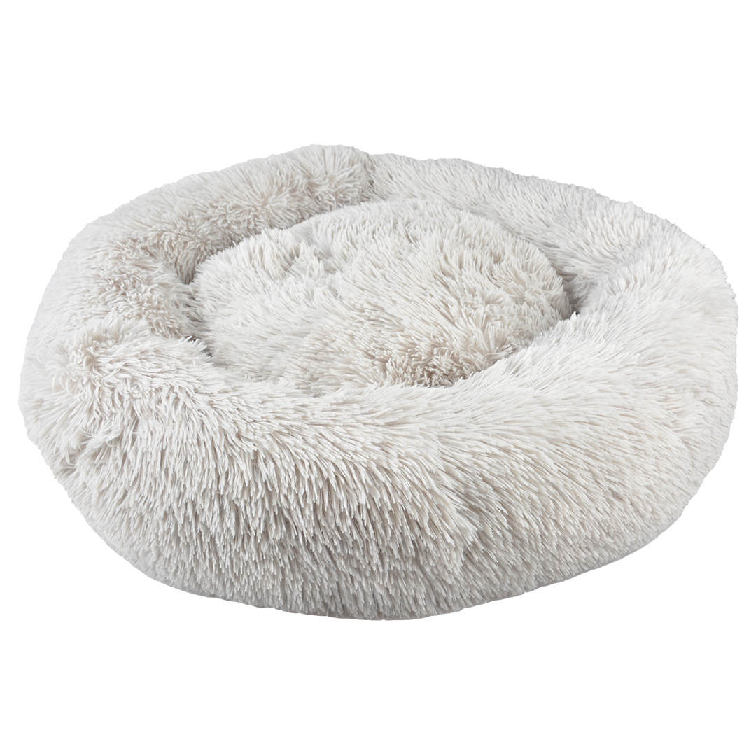 Duvoplus Plüschbett Cozy Donut - grau - 50x50x16cm Duvoplus Plüschbett Cozy Donut - grau - 50x50x16cm von DUVO