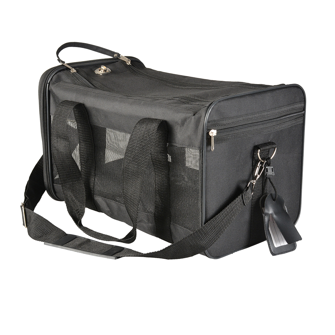 Duvoplus Reisetasche Nylon - schwarz - S - 40 x 25 x 25cm - max. 6kg von DUVO