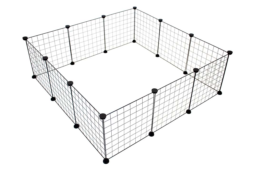 Duvoplus modulares Kleintiergehege - schwarz Duvoplus modulares Kleintiergehege - schwarz von DUVO