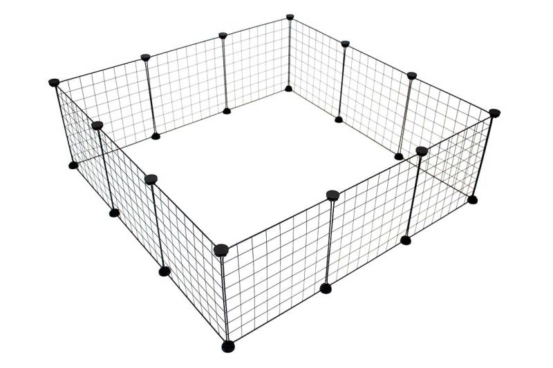 Duvoplus modulares Kleintiergehege - schwarz Duvoplus modulares Kleintiergehege - schwarz von DUVO