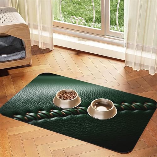 Baseball-Spitzen-Näh-Druck-Haustier-Futtermatte, Hundematte für Futter und Wassernapf, Wasserspender-Matte, Hundezubehör Baseball-Spitzen-Näh-Druck-Haustier-Futtermatte, Hundematte für Futter und Wassernapf, Wasserspender-Matte, Hundezubehör von DUWAA