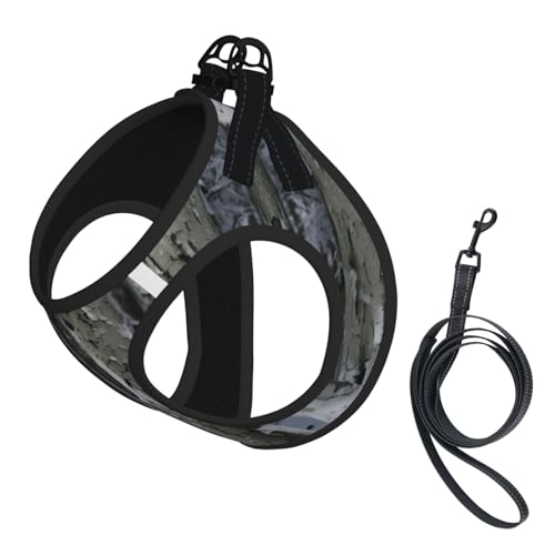 Cold Tree Hundegeschirr für kleine Hunde mit Leine, kein Entkommen, leichtes Gehen, Welpengeschirr für Training und Spaziergang Cold Tree Hundegeschirr für kleine Hunde mit Leine, kein Entkommen, leichtes Gehen, Welpengeschirr für Training und Spaziergang von DUWAA