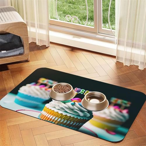 Happy Birthday Cakes Print Pet Feeding Mat Dog Mat for Food and Water Bowl Dogs Water Dispenser Mat Dogs Accessories Happy Birthday Cakes Print Pet Feeding Mat Dog Mat for Food and Water Bowl Dogs Water Dispenser Mat Dogs Accessories von DUWAA