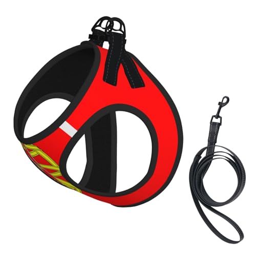 Hundegeschirr mit portugiesischer Flagge, mit Leine, kein Entkommen, leichtes Gehen, Welpengeschirr für Training und Spaziergang Hundegeschirr mit portugiesischer Flagge, mit Leine, kein Entkommen, leichtes Gehen, Welpengeschirr für Training und Spaziergang von DUWAA