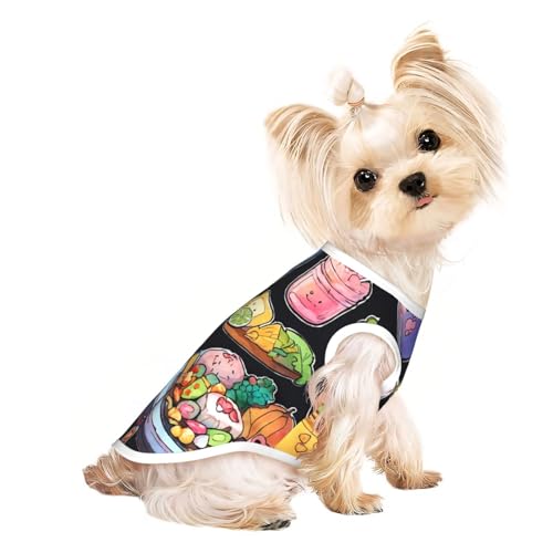 Hundeshirt für den Sommer, leicht, weich, atmungsaktiv, dehnbar, für Katzen und Hunde von DUWAA