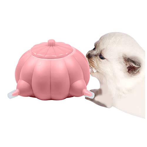 Futternapf Katze 30. 0ml Welpenmilch Fütterungsschüssel Hund Katze Bady Pflegeflasche Blase- mit Nippel Geneigter futternapf Katze (Size : Pink) von DUnLap