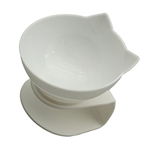 Futternapf Katze Anti-Rutsch-Doppelkatze-Schüssel Hundeschüssel mit Stand-Haustier-Fütterungskatze Wasserschüssel Katze Food-Haustierschüssel Hundehunder Geneigter futternapf Katze (Size : White Sing Futternapf Katze Anti-Rutsch-Doppelkatze-Schüssel Hundeschüssel mit Stand-Haustier-Fütterungskatze Wasserschüssel Katze Food-Haustierschüssel Hundehunder Geneigter futternapf Katze (Size : White Sing von DUnLap