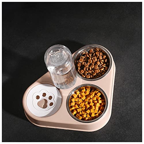 Futternapf Katze Haustierkatze-Schüssel Automatischer Hundeförderer 50 0ml Hund Wasserflasche Katze Food Bowl Pet Edelstahl Doppelschale 3 Schüsseln Katze Zubehör Geneigter futternapf Katze (Color : Futternapf Katze Haustierkatze-Schüssel Automatischer Hundeförderer 50 0ml Hund Wasserflasche Katze Food Bowl Pet Edelstahl Doppelschale 3 Schüsseln Katze Zubehör Geneigter futternapf Katze (Color : von DUnLap