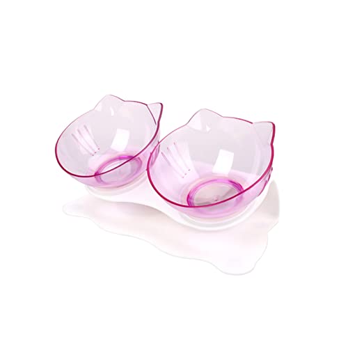 Futternapf Katze Katze Double Bowl Kätzchen Schüssel Hundeschüssel Transparent Material rutschfeste Lebensmittelschüssel mit Schutzhaut Zervix Transparente Katzenbedarf Geneigter futternapf Katze (SI Futternapf Katze Katze Double Bowl Kätzchen Schüssel Hundeschüssel Transparent Material rutschfeste Lebensmittelschüssel mit Schutzhaut Zervix Transparente Katzenbedarf Geneigter futternapf Katze (SI von DUnLap