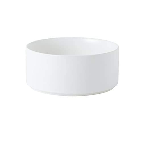 Futternapf Katze Keramik Haustierschüssel Katze Welpen Fütterung liefert Doppel Pet Bowls Hundefutter Wasserzufuhr Hund Zubehör Durable Mehrfarbige Option Geneigter futternapf Katze (Color : White, von DUnLap