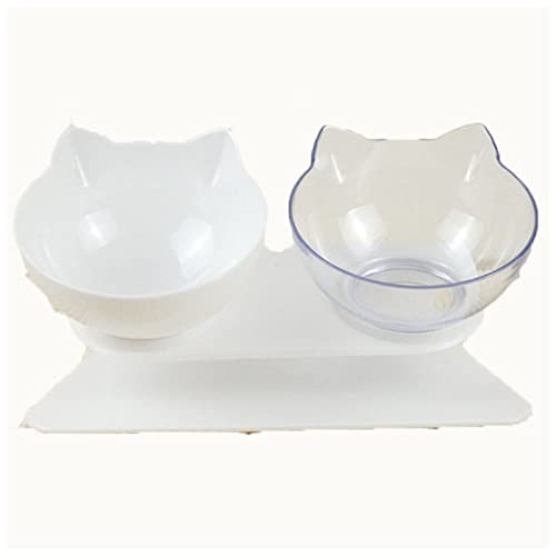 Futternapf Katze rutschfeste doppelte Katzenschüssel mit angehobener Ständer Haustierfutterkatze- schützen Cervical Wirbel-Hundeschüssel transparent Haustierprodukte Geneigter futternapf Katze (Size Futternapf Katze rutschfeste doppelte Katzenschüssel mit angehobener Ständer Haustierfutterkatze- schützen Cervical Wirbel-Hundeschüssel transparent Haustierprodukte Geneigter futternapf Katze (Size von DUnLap