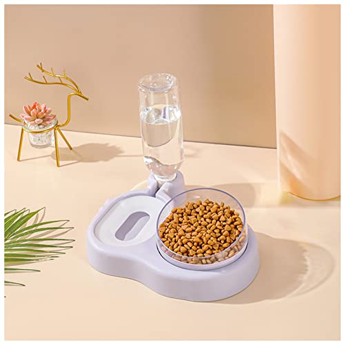 Futternapf katze Haustierkatze Schüssel Automatische Zuführung Hund Katze Lebensmittelschüssel mit Wasserbrunnen Doppelschale Trinken Erhöhte Ständer Dish Bowls for Katzen Geneigter futternapf katze ( Futternapf katze Haustierkatze Schüssel Automatische Zuführung Hund Katze Lebensmittelschüssel mit Wasserbrunnen Doppelschale Trinken Erhöhte Ständer Dish Bowls for Katzen Geneigter futternapf katze ( von DUnLap