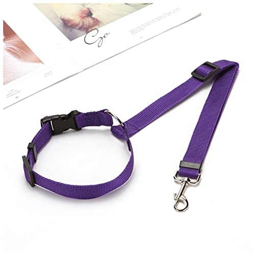 Seil Haustier Universal Praktische Hundekatze Haustier Haltbarkeit und weiche Sicherheit Einstellbare Auto Sicherheitsgurt Kabelbaum Leine Reise Clip Strap Blei Haustiergürtel Haustierleine Mit (Size von DUnLap