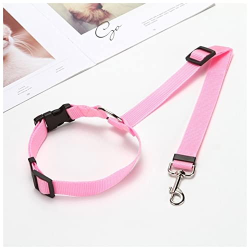 Seil Haustier Universal Praktische Hundekatze Haustier Sicherheit Verstellbarer Auto Sicherheitsgurt Kabelbaum Leine Reise Clip Strap Blei Haustier Auto Sicherheitsgurt Haustierleine Mit (Size : PK) von DUnLap