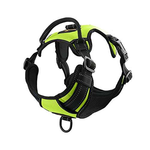 Sicherheitswesten Hundebaum Kein Ziehen atmungsaktive Reflektierende Haustiergurtweste for kleine Meduim große Hund im Freien Laufhunde-Trainingszubehör Reflektierende Westen (Color : Green, Size : Sicherheitswesten Hundebaum Kein Ziehen atmungsaktive Reflektierende Haustiergurtweste for kleine Meduim große Hund im Freien Laufhunde-Trainingszubehör Reflektierende Westen (Color : Green, Size : von DUnLap