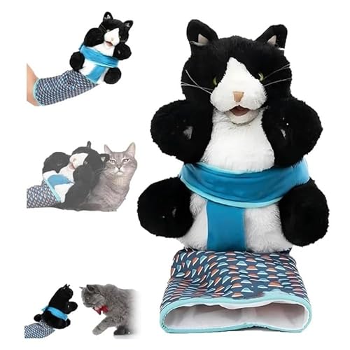 DVERFSWEV-GH Katzenpuppen-Wrestler-Wrestlinghandschuh-Spielzeug, interaktives Handspielzeug mit robuster Polsterung for Kätzchen und Hunde(1pc) von DVERFSWEV-GH