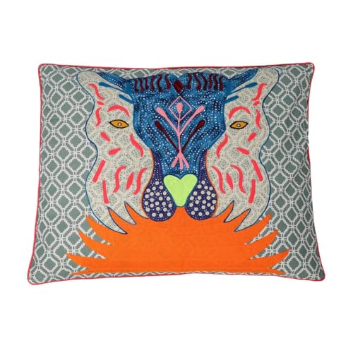 Dog with a Mission - Hundekissen Rocking Tiger L | für mittelgroße bis große Hunde | Orange - Blau - Türkis | 85 x 115 cm Dog with a Mission - Hundekissen Rocking Tiger L | für mittelgroße bis große Hunde | Orange - Blau - Türkis | 85 x 115 cm von Dog with a Mission