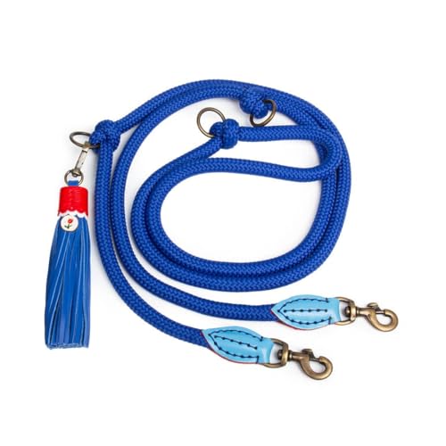 Dog with a Mission - Hundeleine L | Leine für Hunde | hundeleine 2m blau | Verstellbar | Freihandleine | Blau |Polyester/Leder | 220 x 1,4 cm – Extra Lange Dutchie Dog with a Mission - Hundeleine L | Leine für Hunde | hundeleine 2m blau | Verstellbar | Freihandleine | Blau |Polyester/Leder | 220 x 1,4 cm – Extra Lange Dutchie von Dog with a Mission